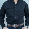 Guadalajara Western Wear Ariat Solid Black Classic Fit Shirt