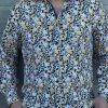 Guadalajara Western Wear Men's Italian Print Long Sleeve Shirt - B578