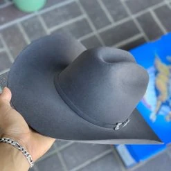 Guadalajara Western Wear Men Resistol 6x Logan Charcoal