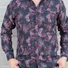 Guadalajara Western Wear Men's Italian Print Long Sleeve Shirt - B564 2 Guadalajara Western Wear Men's Italian Print Long Sleeve Shirt - B564