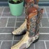 Guadalajara Western Wear Los Altos Oryx Python European Square Toe Cowboy Boots Men