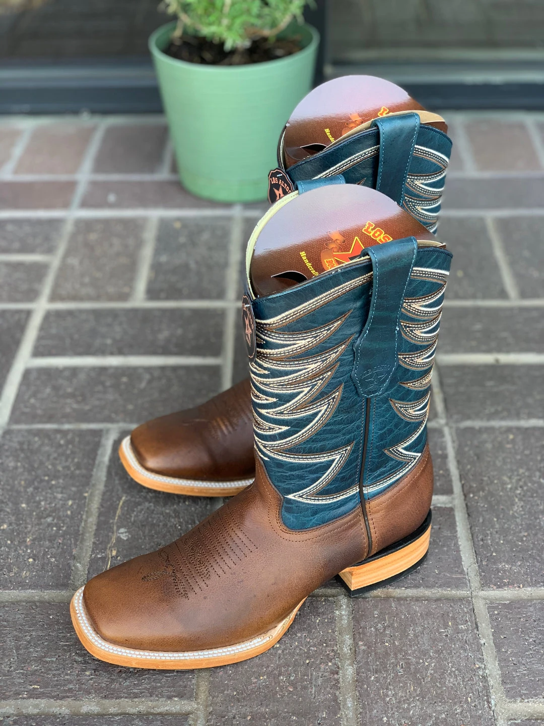 Guadalajara Western Wear Los Altos Walnut Rage Wide Square Toe Cowboy Boots Men 6 Guadalajara Western Wear Los Altos Walnut Rage Wide Square Toe Cowboy Boots Men