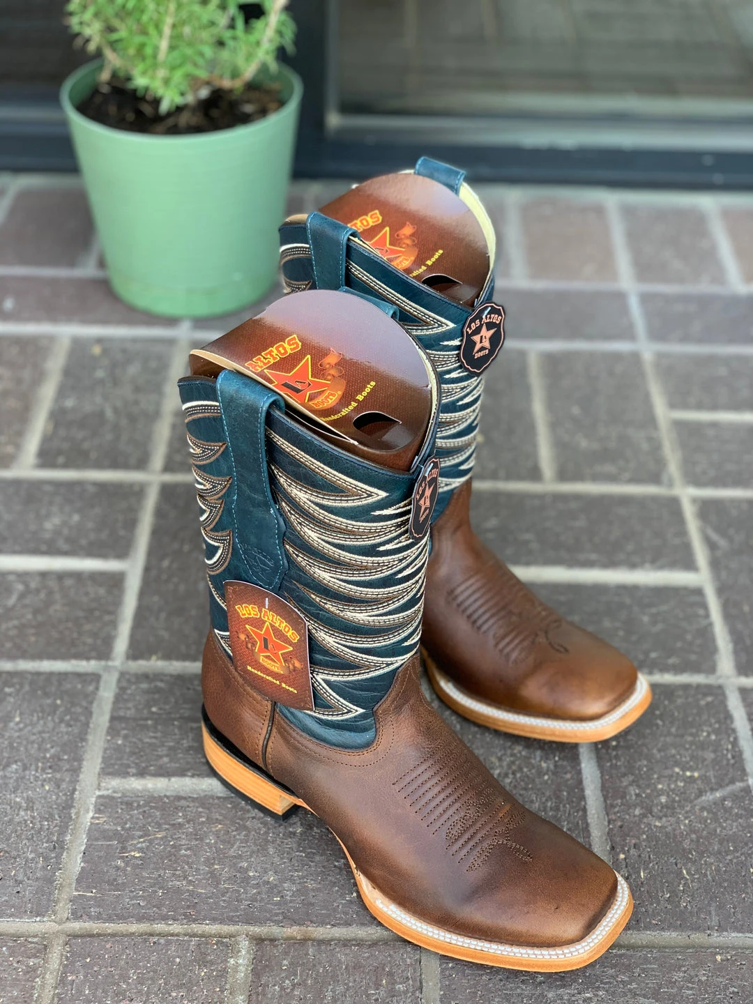 Guadalajara Western Wear Los Altos Walnut Rage Wide Square Toe Cowboy Boots Men 3 Guadalajara Western Wear Los Altos Walnut Rage Wide Square Toe Cowboy Boots Men