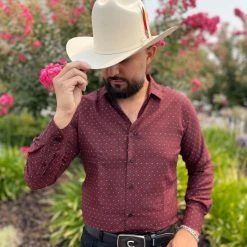 Guadalajara Western Wear Platini Men's Digital Print Shirt - CSL8047