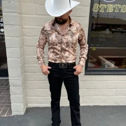 Guadalajara Western Wear Platini Men's Digital Print Shirt - FPL7887