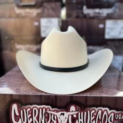 Guadalajara Western Wear Men 10,000x Falda/brim 3.5" Avestruz Negro Sinaloa Style Hat (Exclusive)