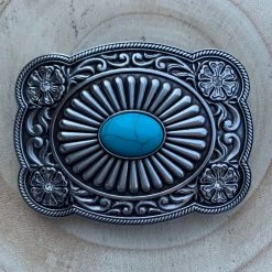 Guadalajara Western Wear Accessories Western Turquoise Buckle