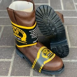 Guadalajara Western Wear Original Michel Boots Men's Pull On Work Boot Brown Steel Toe