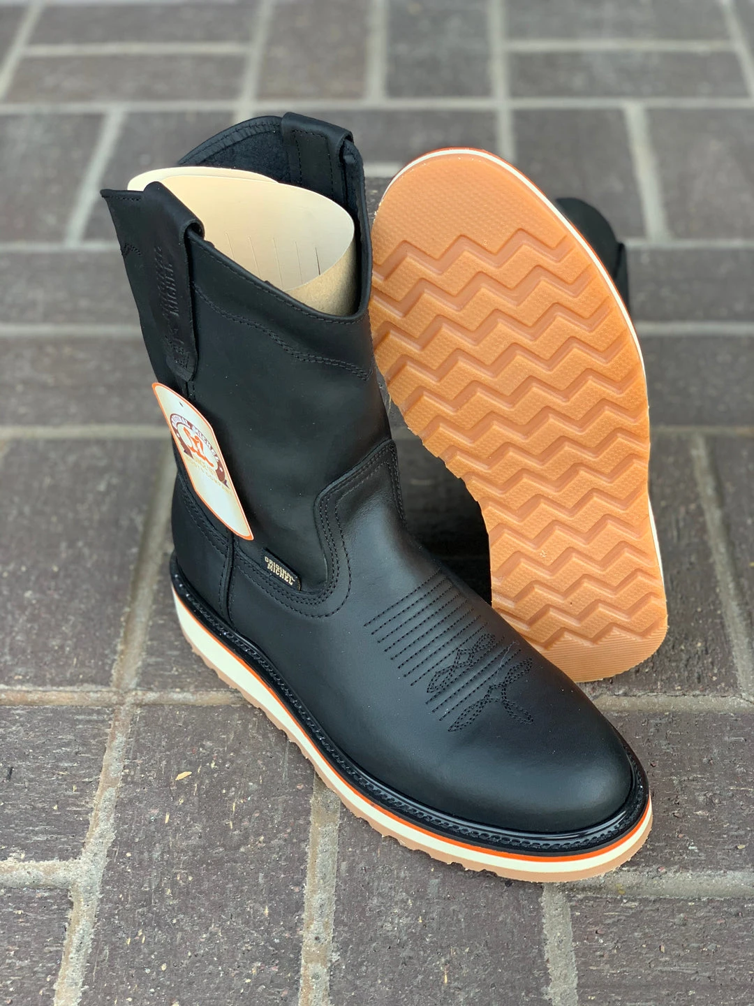 Guadalajara Western Wear Original Michel Boots Men's Pull On Work Boot Black Soft Toe 4 Guadalajara Western Wear Original Michel Boots Men's Pull On Work Boot Black Soft Toe