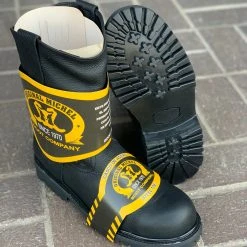 Guadalajara Western Wear Original Michel Boots Men's Pull On Work Boot Black Steel Toe