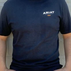 Guadalajara Western Wear Men Rebar Cotton Strong Logo T-Shirt