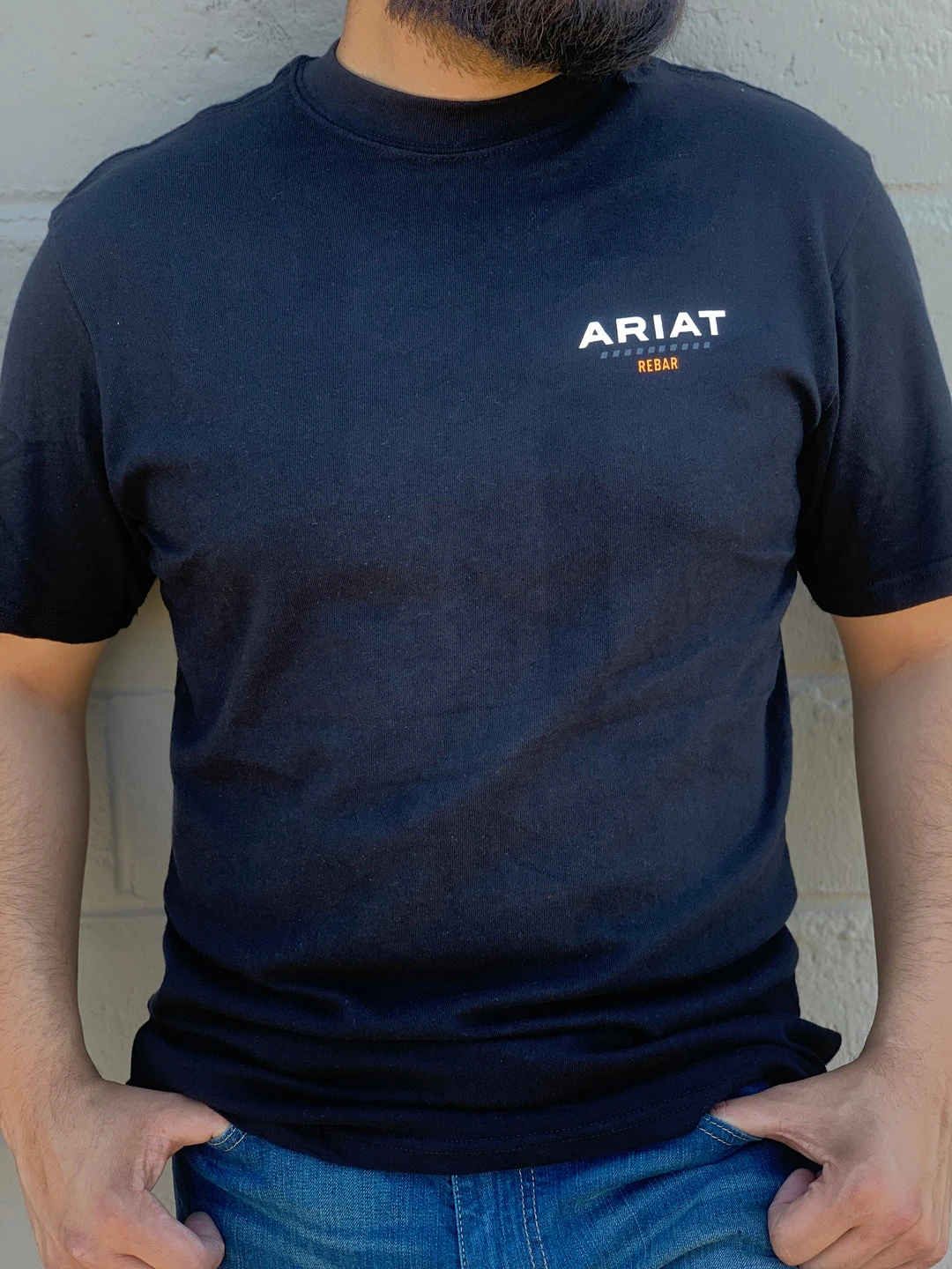 Guadalajara Western Wear Men Rebar Cotton Strong Logo T-Shirt 3 Guadalajara Western Wear Men Rebar Cotton Strong Logo T-Shirt