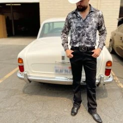 Guadalajara Western Wear Platini Men's Digital Print Shirt - FPL7885