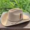 Stetson 6x Spartan Sahara Cowboy Felt Hat Sinaloa (Copa Chica Falda/Brim 3.5")