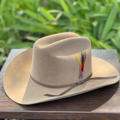 Stetson 6x Spartan Sahara Cowboy Felt Hat Sinaloa (Copa Chica Falda/Brim 3.5")