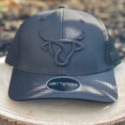 Guadalajara Western Wear Lost Calf Cap - Black