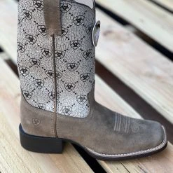 Ariat Brown Bomber Round Up Wide Square Toe Women Boot