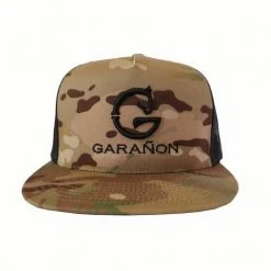 Guadalajara Western Wear Accessories Tan Camo Trucker Snapback