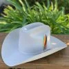 Men Stetson 6x Rancher Mist Grey Cowboy Felt Hat (Copa Alta Falda/Brim 4")