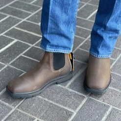 Ariat Groundbreaker Chelsea Wide Square Toe Waterproof Work Boot