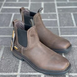 Ariat Groundbreaker Chelsea Wide Square Toe Waterproof Work Boot