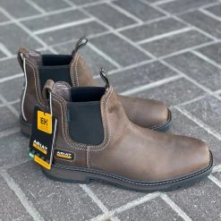 Ariat Groundbreaker Chelsea Wide Square Toe Waterproof Work Boot