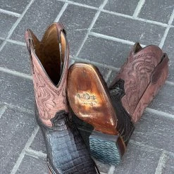 Guadalajara Western Wear Circle G Men's Dark Brown Caiman Western Boot