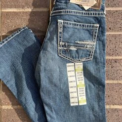 Guadalajara Western Wear M5 Slim Stretch Adkins Stackable Straight Leg Jean