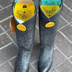 Guadalajara Western Wear Corral Boots Women's Shoes Vintage Black Tall Boot