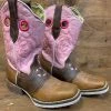 Guadalajara Western Wear El General Pink Women Square Toe Western Boot 2 Guadalajara Western Wear El General Pink Women Square Toe Western Boot