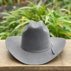 Stetson 6x Rancher Bullet Diamante Negro Cowboy Felt Hat (Copa Alta Falda/Brim 3.5