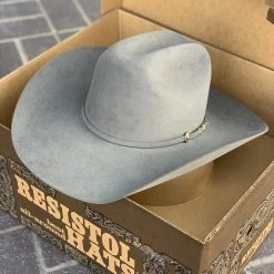 Guadalajara Western Wear Resistol Prairie Smoke Premier 30x Phantom Grey Cowboy Felt Hat