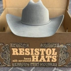 Guadalajara Western Wear Resistol Prairie Smoke Premier 30x Phantom Grey Cowboy Felt Hat