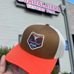 Guadalajara Western Wear Accessories Ace Orange/Brown Lane Frost Cap