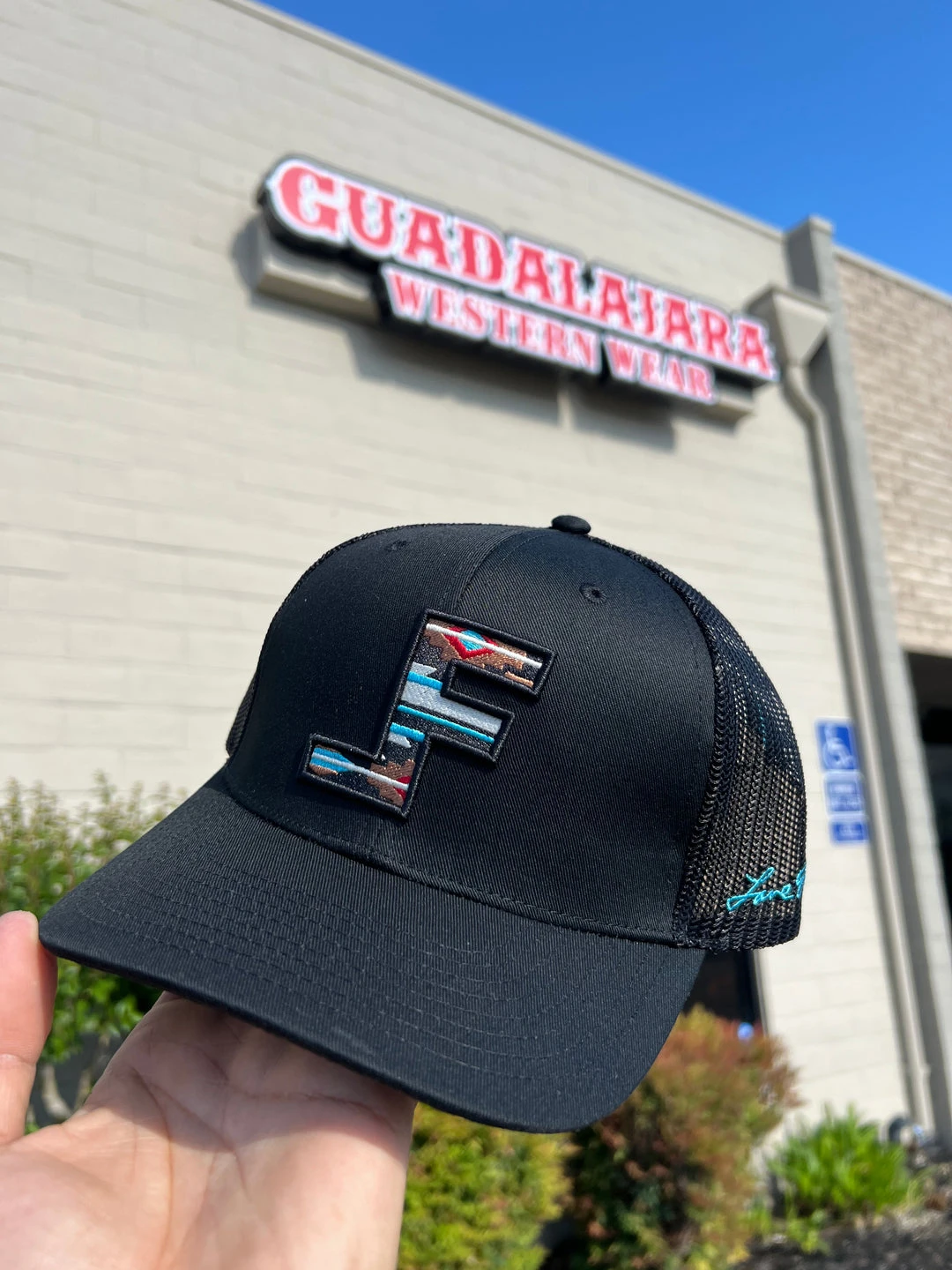 Guadalajara Western Wear Aztec Black Lane Frost Cap 3 Guadalajara Western Wear Aztec Black Lane Frost Cap