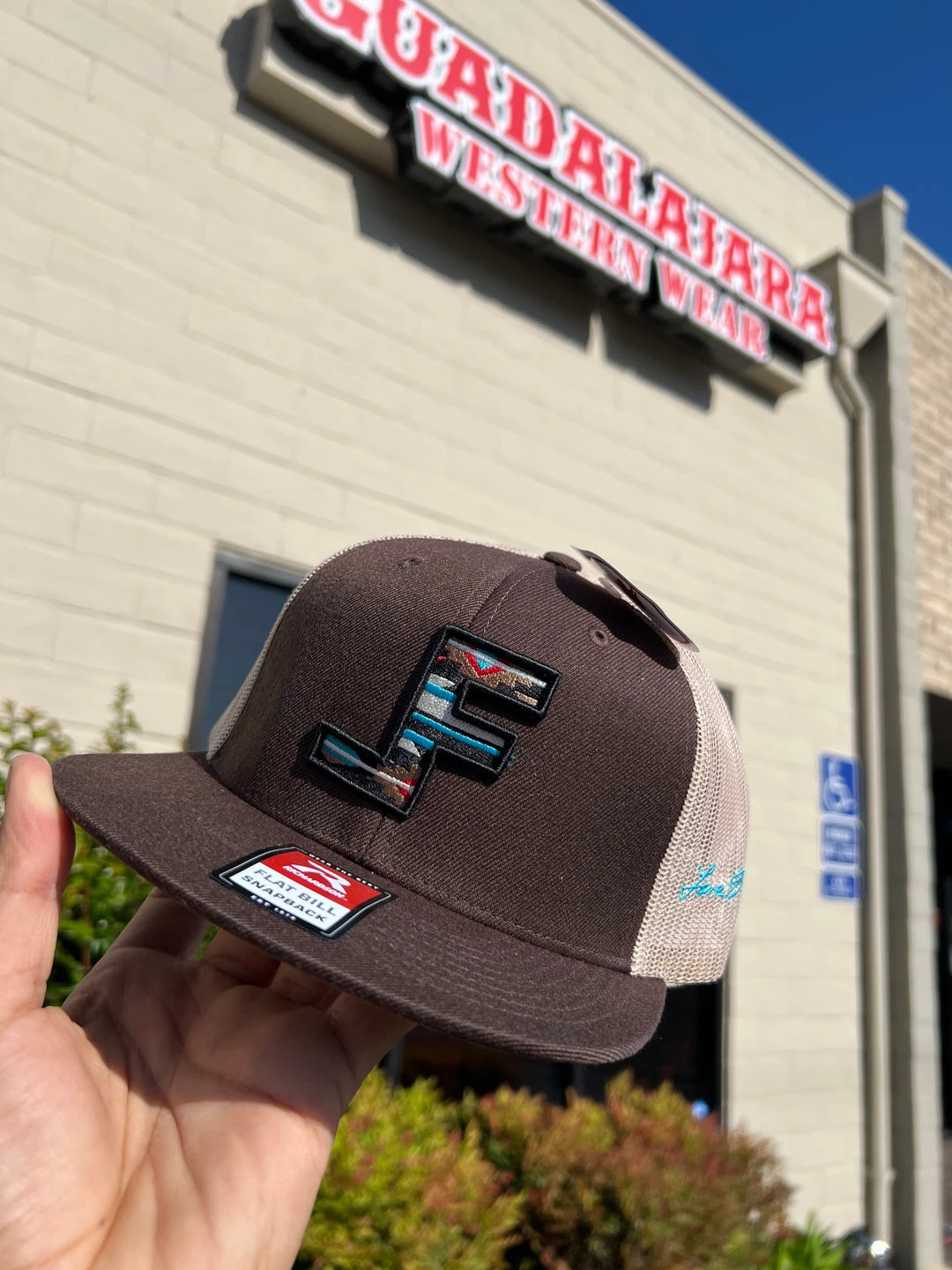 Guadalajara Western Wear Bronc Brown Lane Frost Cap 3 Guadalajara Western Wear Bronc Brown Lane Frost Cap