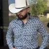 Guadalajara Western Wear Vestigium Men's Fashion Long Sleeve Shirt - 1605