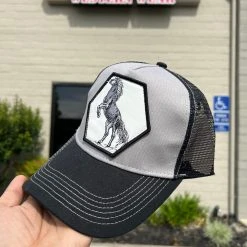 Guadalajara Western Wear Fresian Grey/Black Cap