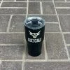 Guadalajara Western Wear Lost Calf Black Tumbler