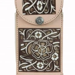 Guadalajara Western Wear Leather Tooled Cell Phone Case