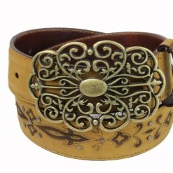 Guadalajara Western Wear Women Cuadra Cowhide Leather Belt