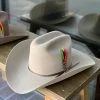 Stetson 6x Rancher Sahara Cowboy Felt Hat (Copa Alta Falda/Brim 4")