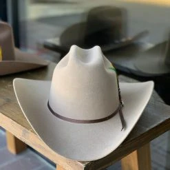 Stetson 6x Rancher Sahara Cowboy Felt Hat (Copa Alta Falda/Brim 4")