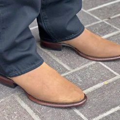 Guadalajara Western Wear Men Los Altos Nobuck Chedron Botin Chelsea