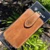 Guadalajara Western Wear Ariat Light Brown Leather Cell Phone Case (Fits IPhone PLUS) Accessories