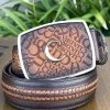 Guadalajara Western Wear Cuadra Honey Modern Fashion Leather Belt Men