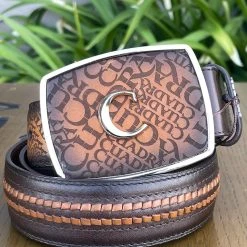 Guadalajara Western Wear Cuadra Honey Modern Fashion Leather Belt Men