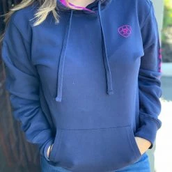 Guadalajara Western Wear Ariat Women Real Arm Logo Hoodie