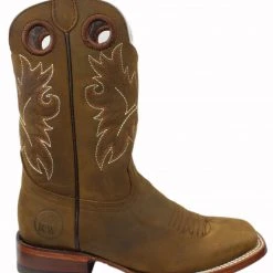 Women Reywelt Crazy Horse Square Toe Short Cowgirl Boots 7 Women Reywelt Crazy Horse Square Toe Short Cowgirl Boots