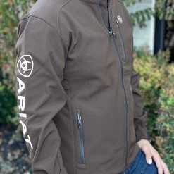 Guadalajara Western Wear Ariat Dark Brew/Tan Soft-Shell Jacket